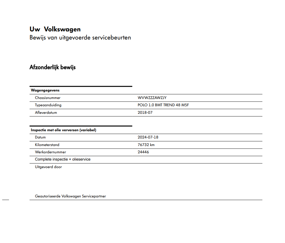 Digitaal Serviceplan - Account | Volkswagen, Seat/Cupra, Skoda, Audi | BMW, Mini | Mazda | Mercedes, Smart |