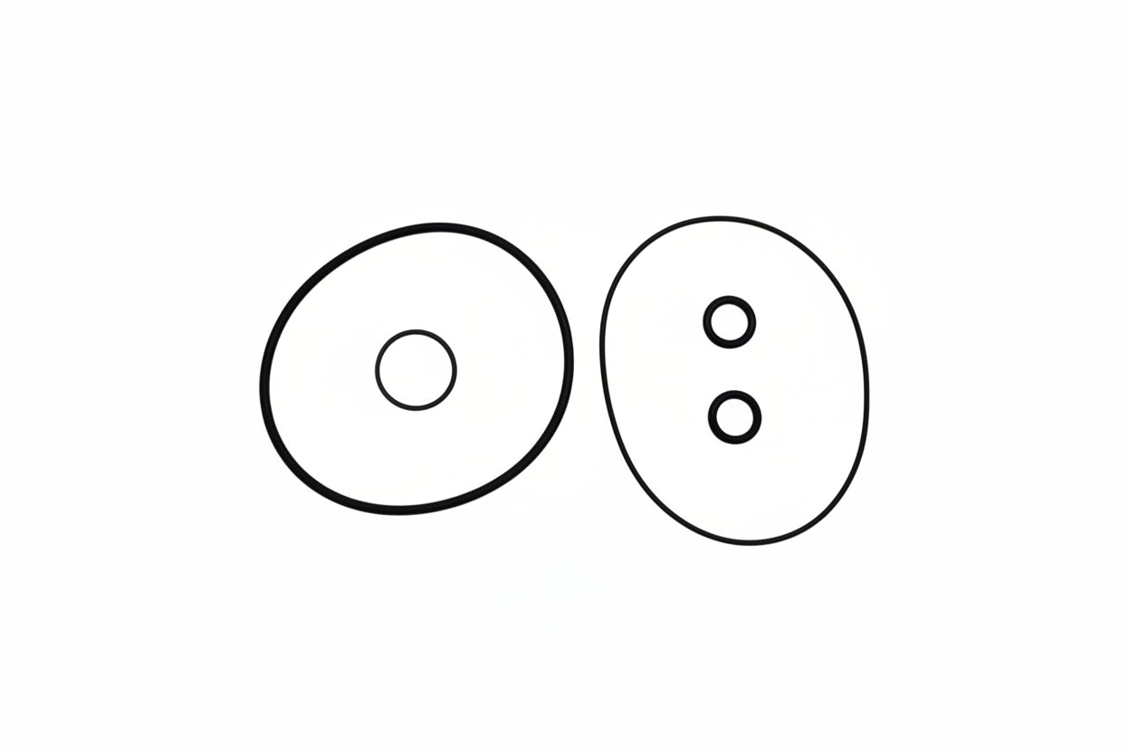 DQ400 / 0DD Input shaft sealing ring set ( P086700 )