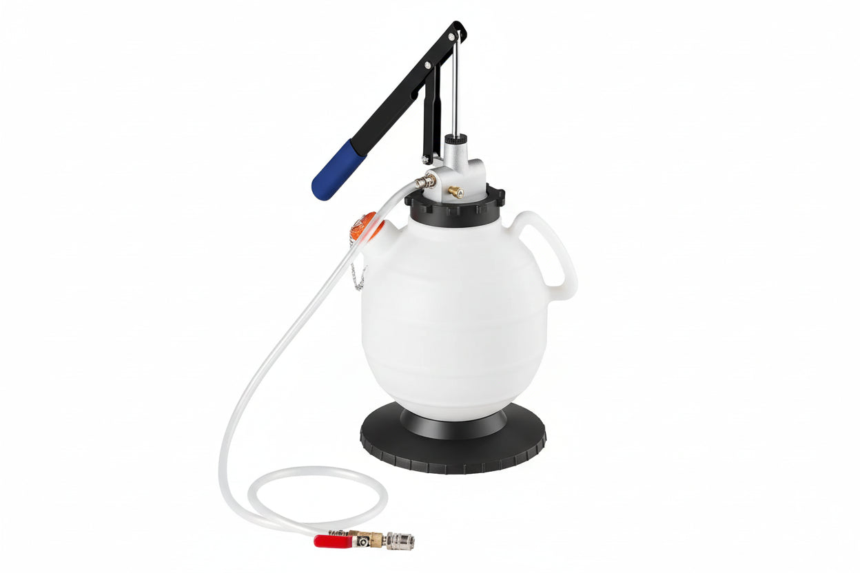 Versnellingsbakoliepomp | 7,5 Liter | ATF-olievuller met 8 ATF-adapters | 120cm slang